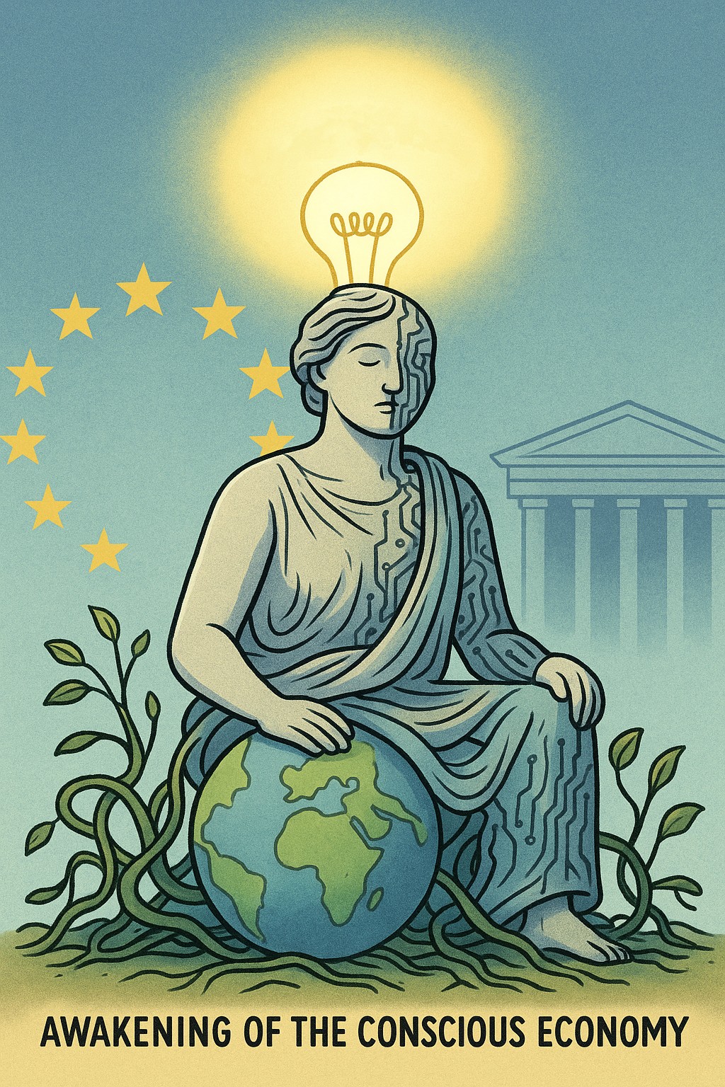 Europe’s Pause: Consciousness, Growth, and the Digital Awakening
